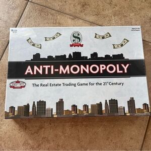 Anti-Monopoly Board Game The Real Estate Trading for the 21st Century NEW Sealed